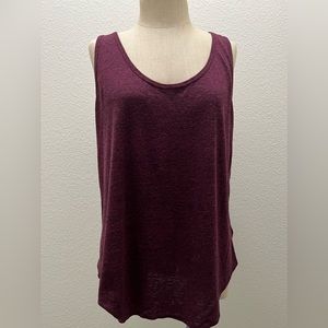 Old Navy Relaxed Tank Size Large Color Maroon